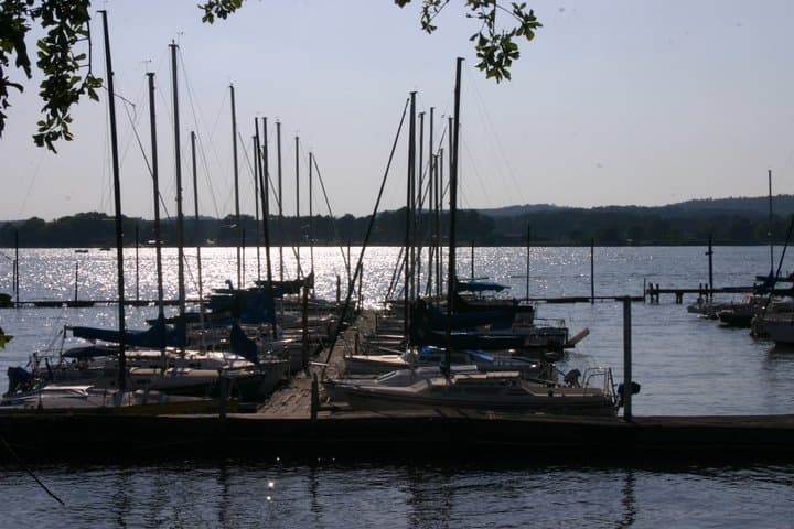 Evening on Lake Logan Martin — Coosa River reservoir near Pell City, Alabama